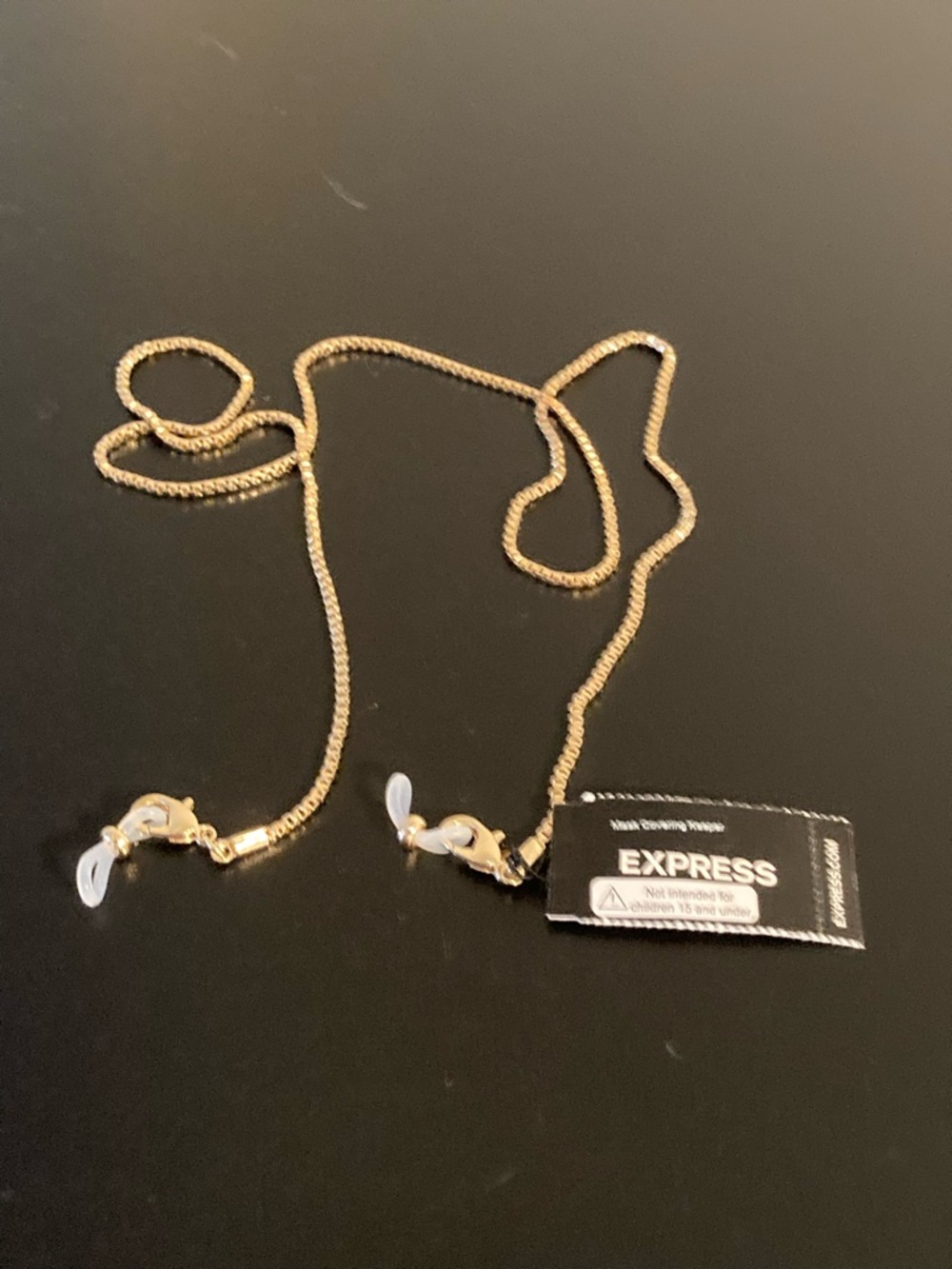 Express Gold Chain Eyewear Necklace